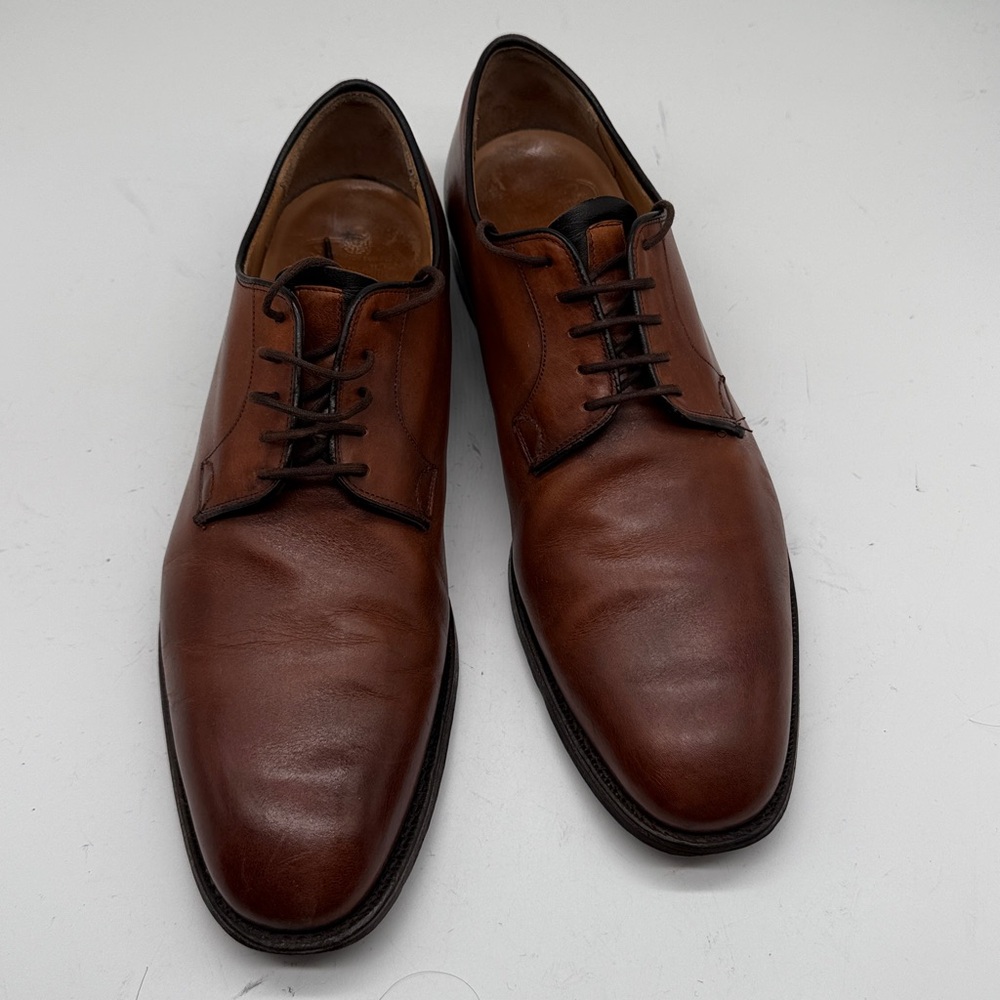 Church's Brown Leather Lace-Up Dress Shoes